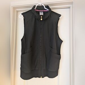 HeartSoul Scrub Vest Black Medium